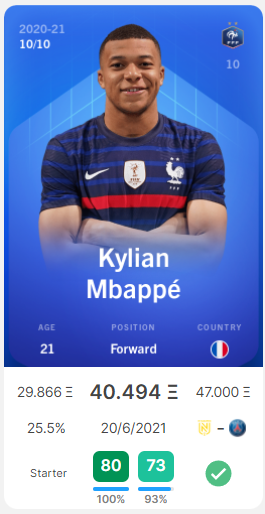 Kylian Mbappé SuperRare